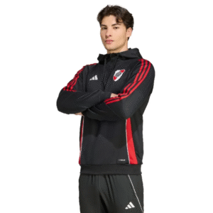 BUZO DE ENTRENAMIENTO CON CAPUCHA DE RIVER PLATE TIRO 25