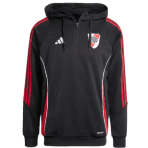 BUZO DE ENTRENAMIENTO CON CAPUCHA DE RIVER PLATE TIRO 25