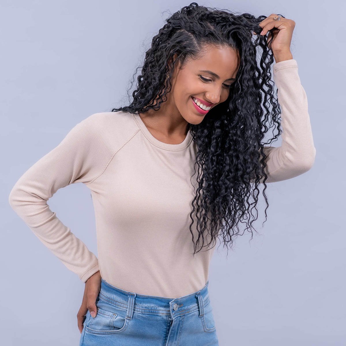 Remera básica manga larga