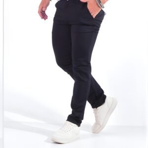 PANTALON CHINO DE GABARDINA NEGRO