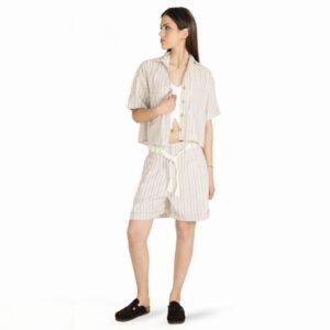 CHAQUETA LINO RAYADO