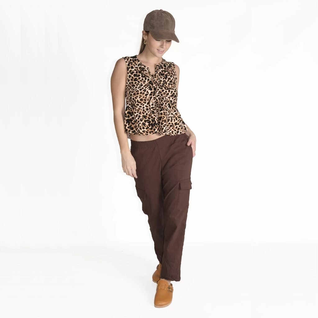 CHAQUETA MUSCULOSA ESTAMPADA - Image 2