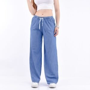 PIJAMERO CON ELÁSTICO CELESTE