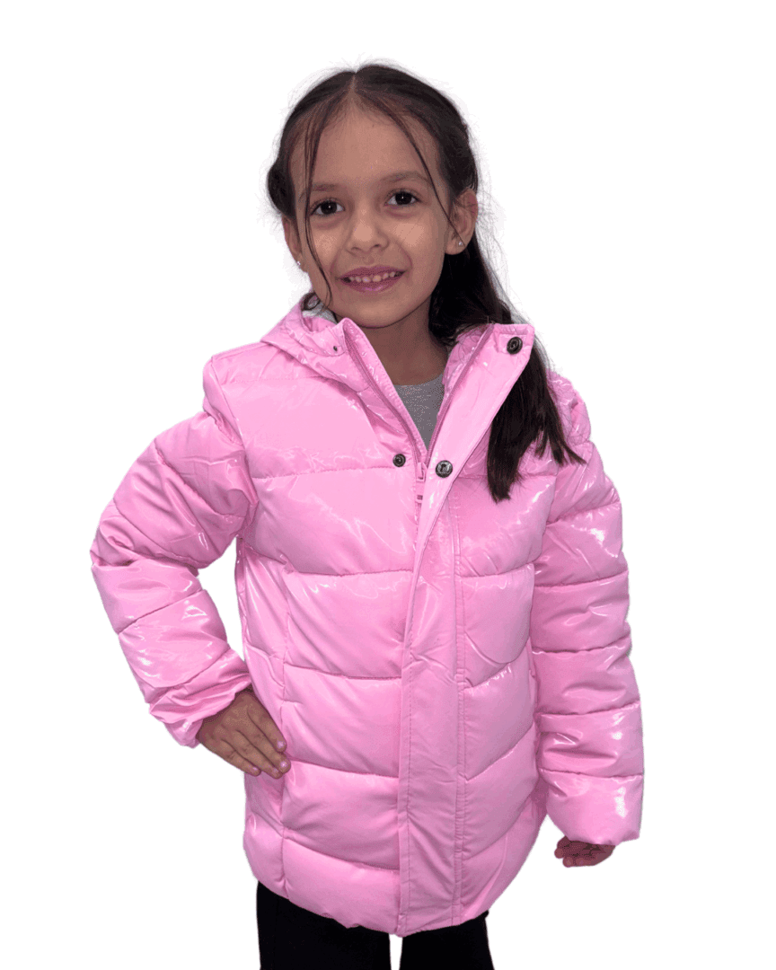 CAMPERA ENGOMADA DE NIÑA 4 AL 10