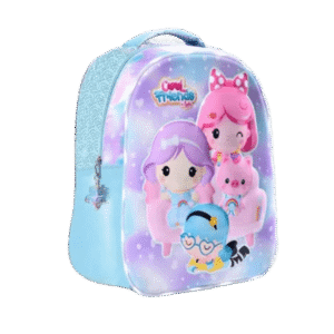 MOCHILA 14 PULG ESPALDA NENA FRIENDS 3D