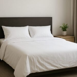 JUEGO DE SÁBANAS 1 1/2 PLAZA 200 HILOS