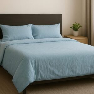 JUEGO DE SÁBANAS 1 1/2 PLAZA 200 HILOS