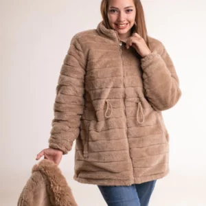 PARKA CON CAPUCHA DESMONTABLE REVERSIBLE 2XL AL 4XL