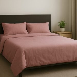 JUEGO DE SÁBANAS 1 1/2 PLAZA 200 HILOS