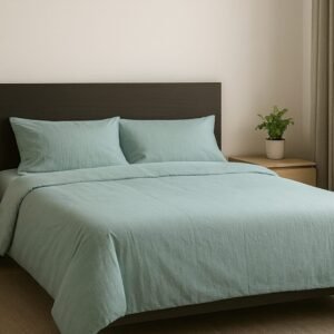 JUEGO DE SÁBANAS 1 1/2 PLAZA 200 HILOS