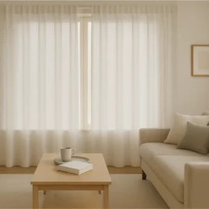 CORTINA DE AMBIENTE DE VOILE