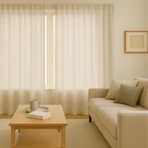 CORTINA DE AMBIENTE DE VOILE